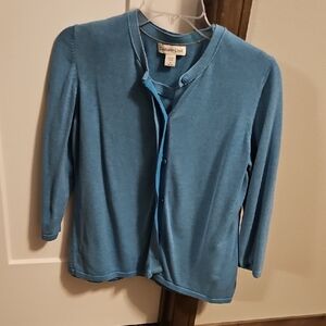 Coldwater Creek Blue Twin Set